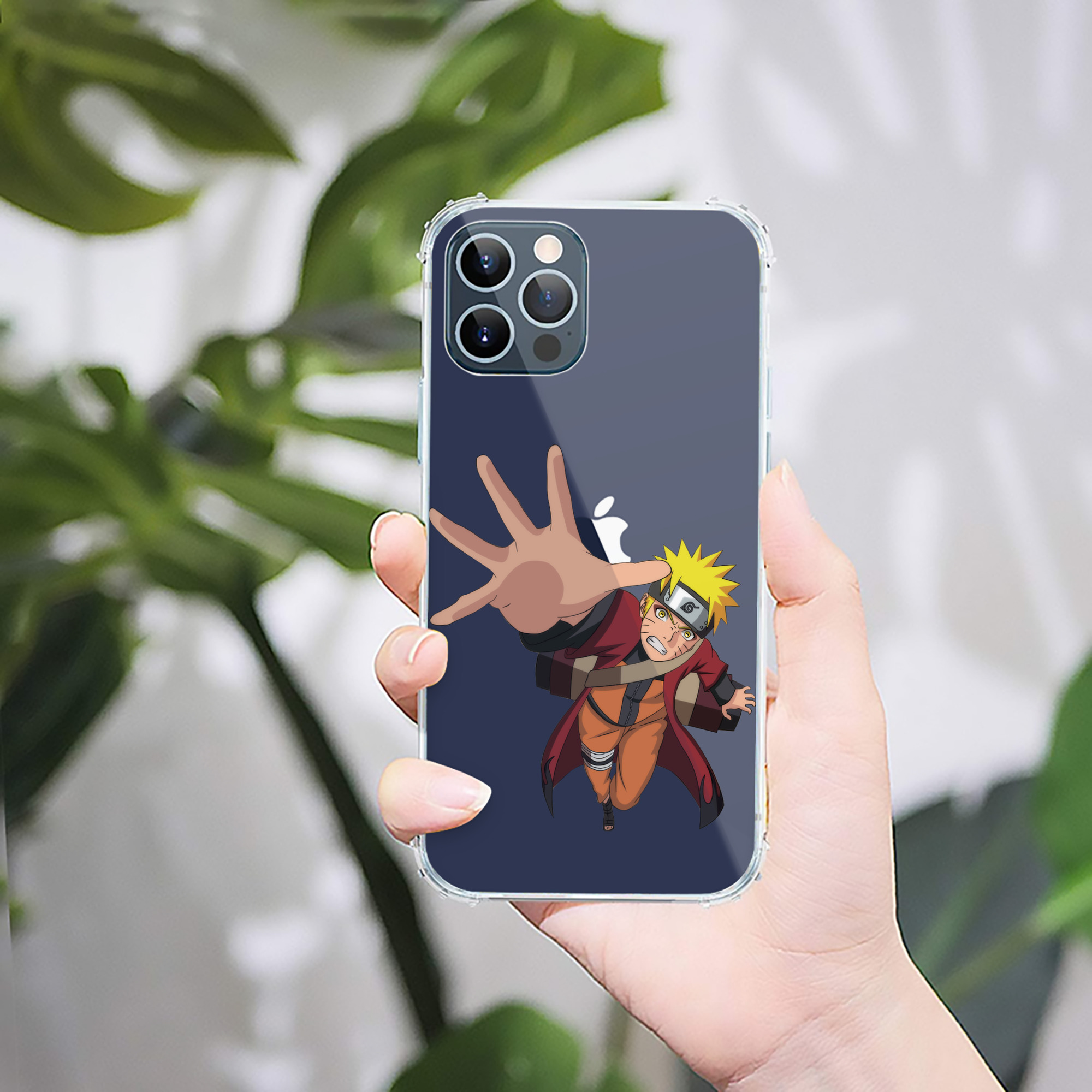 （画像用） NARUTO -ナルト- うずまき ナルト Uzumaki Naruto 【iPhone 12シリーズ対応】透明スマホケース（クリアソフトケース）